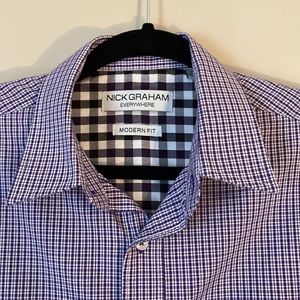 Nick Graham Everywhere Button Down Shirt EUC